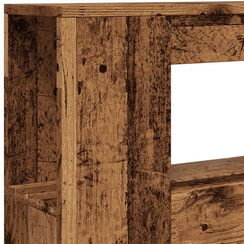 Wezgłowie łóżka z LED, stare drewno, 100x18,5x103,5 cm na Arena.pl