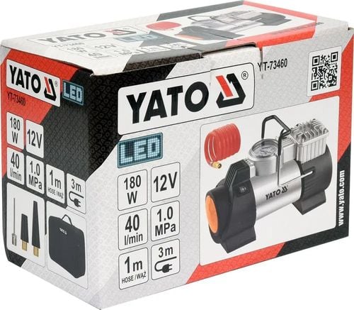 Kompresor samochodowy 12V YATO YT-73460 na Arena.pl