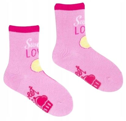 6 - PAK Skarpetki ANTYPOŚLIZGOWE ABS 6 PAR skarpety dziewczęce 17 - 19 na Arena.pl