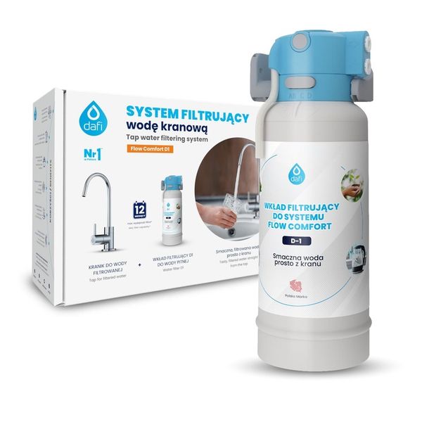 SYSTEM FILTRUJĄCY FILTR PODZLEWOZMYKOWY DAFI FLOW COMFORT D-1 zdjęcie 2