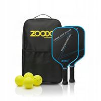 rakiety do pickleball zoodo p9 3d carbon blue + (4 piłki, torba) usapa