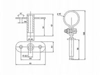 Dulka John Paddle O-BT z gniazdem prostym (2 szt.)