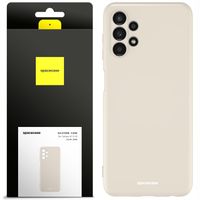 ETUI MATOWE DO GALAXY A13 4G SPACECASE SILICONE RING SILIKONOWE + SZKŁO
