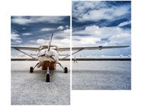 80X70CM SAMOLOT ŚMIGŁOWY DUO OBRAZ