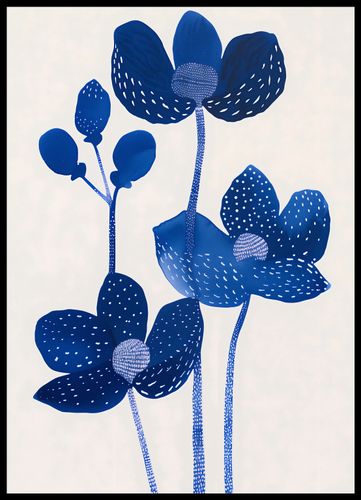 Plakat 50x70cm Nocne Kwiaty na Arena.pl