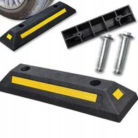 SEPARATOR PARKINGOWY OGRANICZNIK GUMOWY ODBOJNICA NAJAZD SAMOCHODOWY