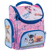 TORNISTER ERGONOMICZNY DO 1 KLASY CLEO I FRANK 29 W PIESKI PSY PIES