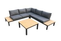 Nowoczesny Narożnik Ogrodowy MASSIMO Aluminium Meble Na Taras Patio