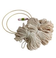 Makrama Zestaw Sznurków Obręcze DIY