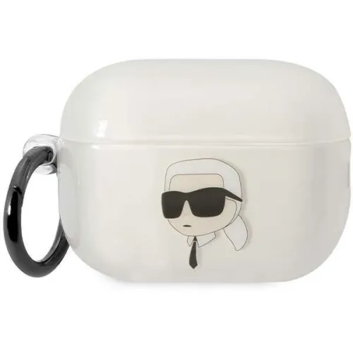 Etui Karl Lagerfeld Ikonik Karl na AirPods Pro 2 - przezroczyste na Arena.pl