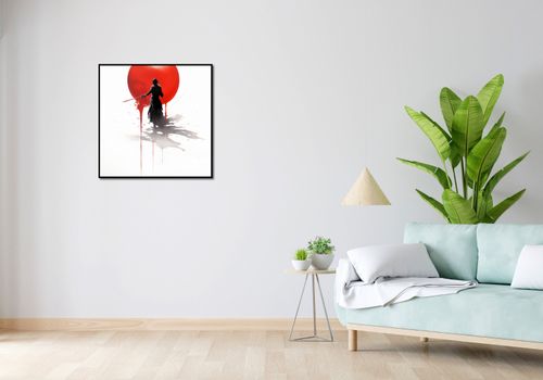 Plakat 70x70cm Samotny Samuraj na Arena.pl