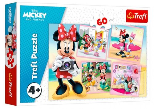 Puzzle 60 Elementów Urocza Minnie na Arena.pl