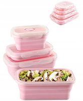 Pojemniki śniadaniowe zestaw pojemników na żywność lunchbox 4SZT / BB-3345
