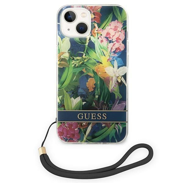 Etui Guess do iPhone 15 Plus, iPhone 14 Plus, Niebieski zdjęcie 2