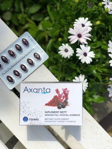 Colway AXANTA 60 kaps Astaksantyna+Piperyna+ Niacyna+Biotyna+ Wit.B1,2,6,12 na Arena.pl