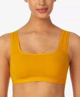 DKNY biustonosz sportowy żółty rozmiar M