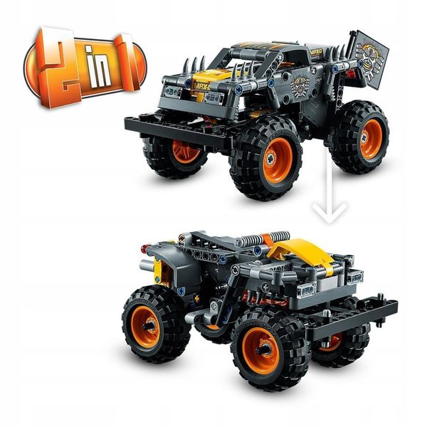 LEGO TECHNIC Monster Jam Max-D 42119 + GRATIS List do Mikołaja! zdjęcie 7