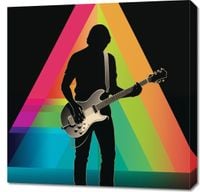 Obraz 70x70cm Pryzmat przez Gitarę