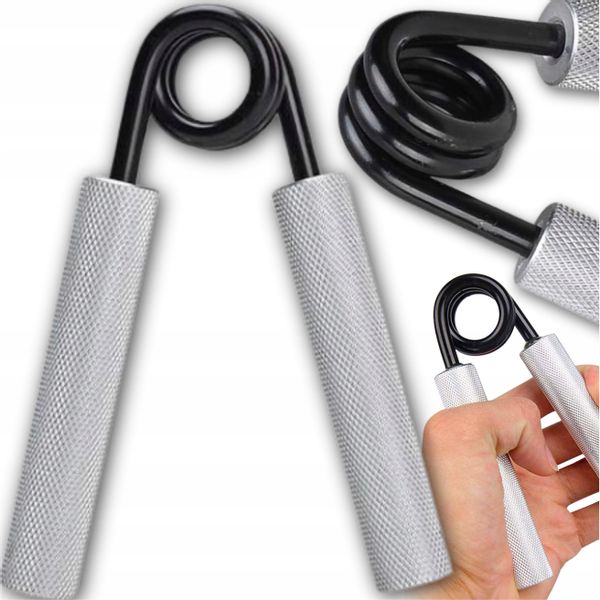 Ściskacz Do Rąk Ćwiczeń Dłoni Chwytu Opór 45Kg Rehabilitacji Moc zdjęcie 4