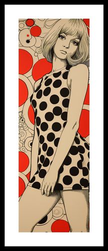 Plakat 30,5x91,5cm Czerwone Kropki na Arena.pl