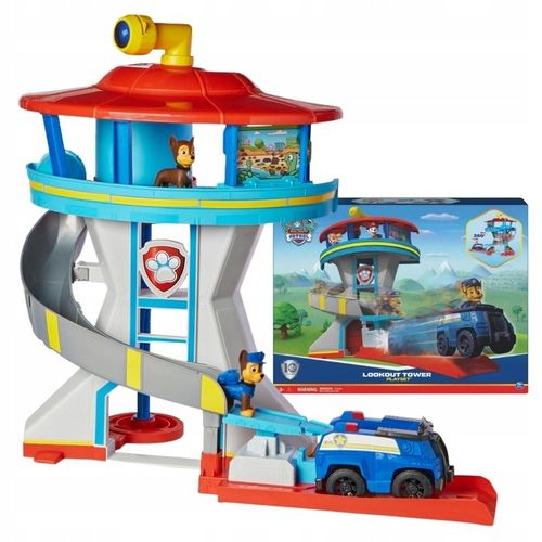 PSI PATROL ZESTAW BAZA OBSERWACYJNA PSIEGO PATROLU + POJAZDY FIGURKI 3+ na Arena.pl