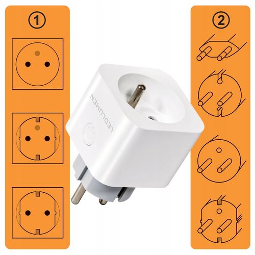 Inteligentne Gniazdko Programator Czasowy Watomierz Bolec WIFI TUYA na Arena.pl