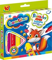 flamastry 10kol trójkątne bambino 3189