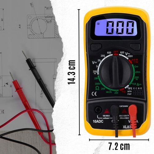 PROFESJONALNY MIERNIK PRĄDU DO MIERZENIA AMPEROMIERZ CYFROWY LCD UNIWERSALN na Arena.pl