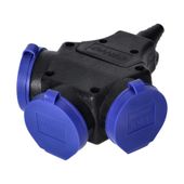 rozdałęźnik ip44, 3*2p+z, 16a, 230v ac - on-13209