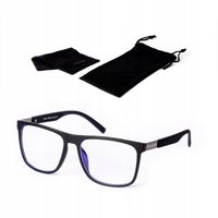 OKULARY DO KOMPUTERA ZERÓWKI Z FILTREM BLUE LIGHT ETUI