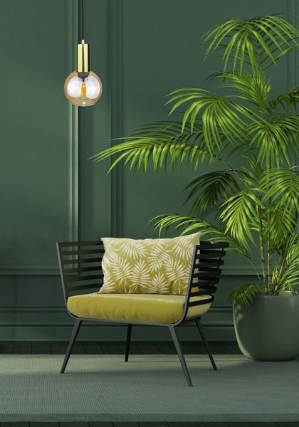 Lampa wisząca 1xE27 JANTAR GOLD zdjęcie 2