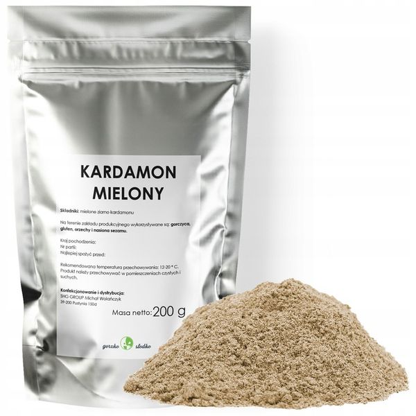 KARDAMON MIELONY aromatyczny kardamon mielony 200g zdjęcie 7