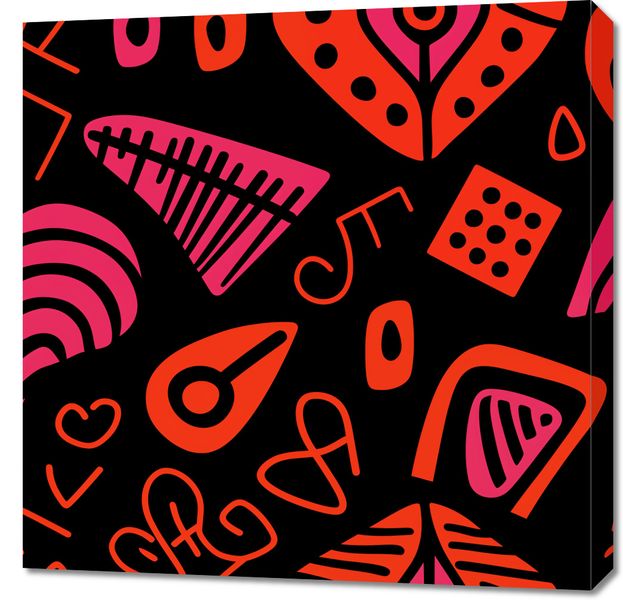 Obraz 70x70cm Rytm Wzorów zdjęcie 1