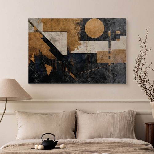 Obraz Canvas Do Salonu Abstrakcja Geometryczna Styl Glamour 40cm x 30cm na Arena.pl