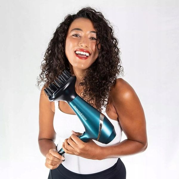 SUSZARKA DO WŁOSÓW REMINGTON Z DYFUZOREM JONIZACJA SENSOR Silnik AC-130km/h zdjęcie 15