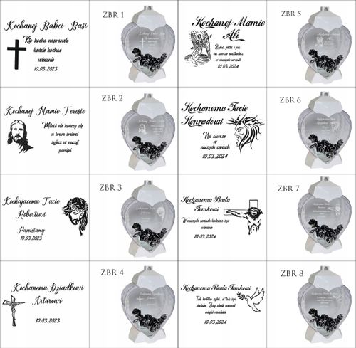 EKSKLUZYWNY ZNICZ SERCE biały personalizowany GRAWER DLA SZWAGIERKI na Arena.pl