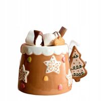 Kubek GATTON z uchem w kształcie choinki 0,5 l HOMLA