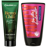 Supertan Hemp Chill + Wild Tan Fancy Vanilla Gratis