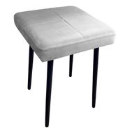 Taboret MAX MG39 jasny szary  podstawa czarna