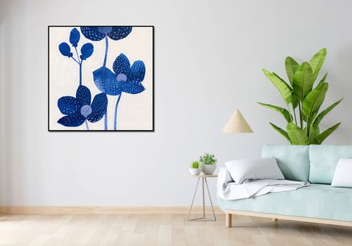 Plakat 100x100cm Nocne Kwiaty na Arena.pl