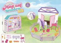 Jednorożec z akcesoriami Mini FIGURKI Dla DZIECKA Figurka Kolekcjonerska