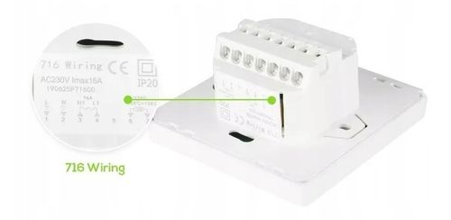 TERMOSTAT DO OGRZEWANIA PODŁOGOWEGO MATY GRZEWCZE WIFI TUYA LCD 16A na Arena.pl