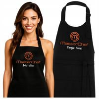 FARTUCH MASTER CHEF SZEF KUCHNI PREZENT DLA KOLEŻANKI KOLEGI DOWOLNE IMIĘ