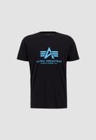 Alpha Industries Basic T-shirt (100501) black/ blue XL