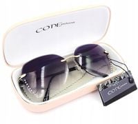 OKULARY PRZECIWSŁONECZNE DAMSKIE BEZRAMKOWE