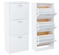 Komoda Julia 3K K024 116x50x28 cm Biały 116x50x28 cm