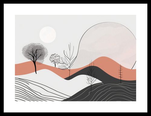 Plakat 35x25cm Półcień Widoku na Arena.pl
