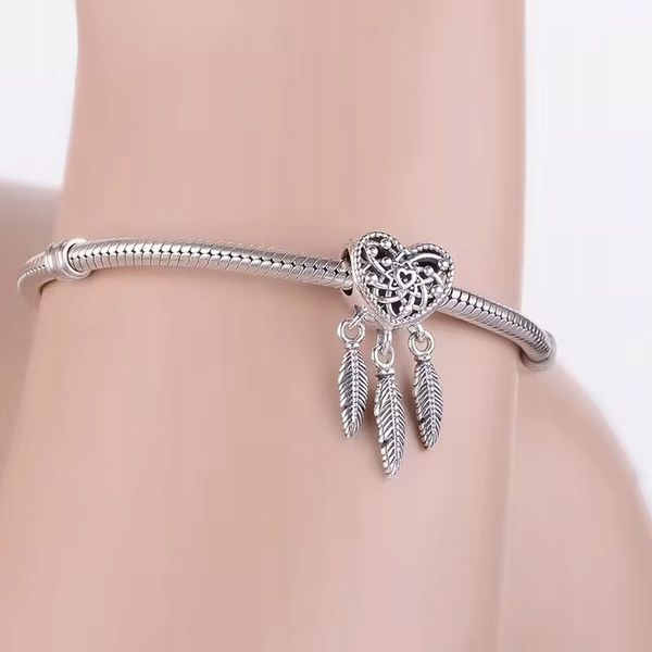 Charms Łapacz Snów Sny Serca S925 MODA TRUSKY zdjęcie 4