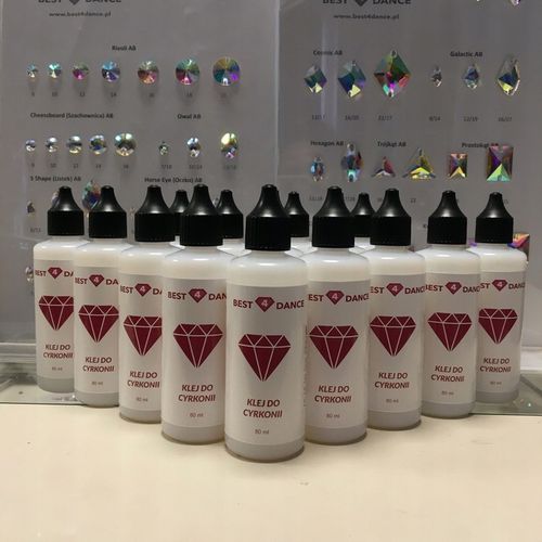 Klej do Cyrkonii Tkanin Best4Dance 80 ml Mocny ! na Arena.pl