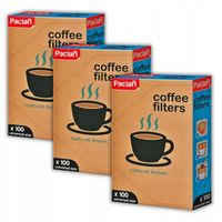 Paclan Filtry Do Kawy Rozmiar 100 sztuk x3